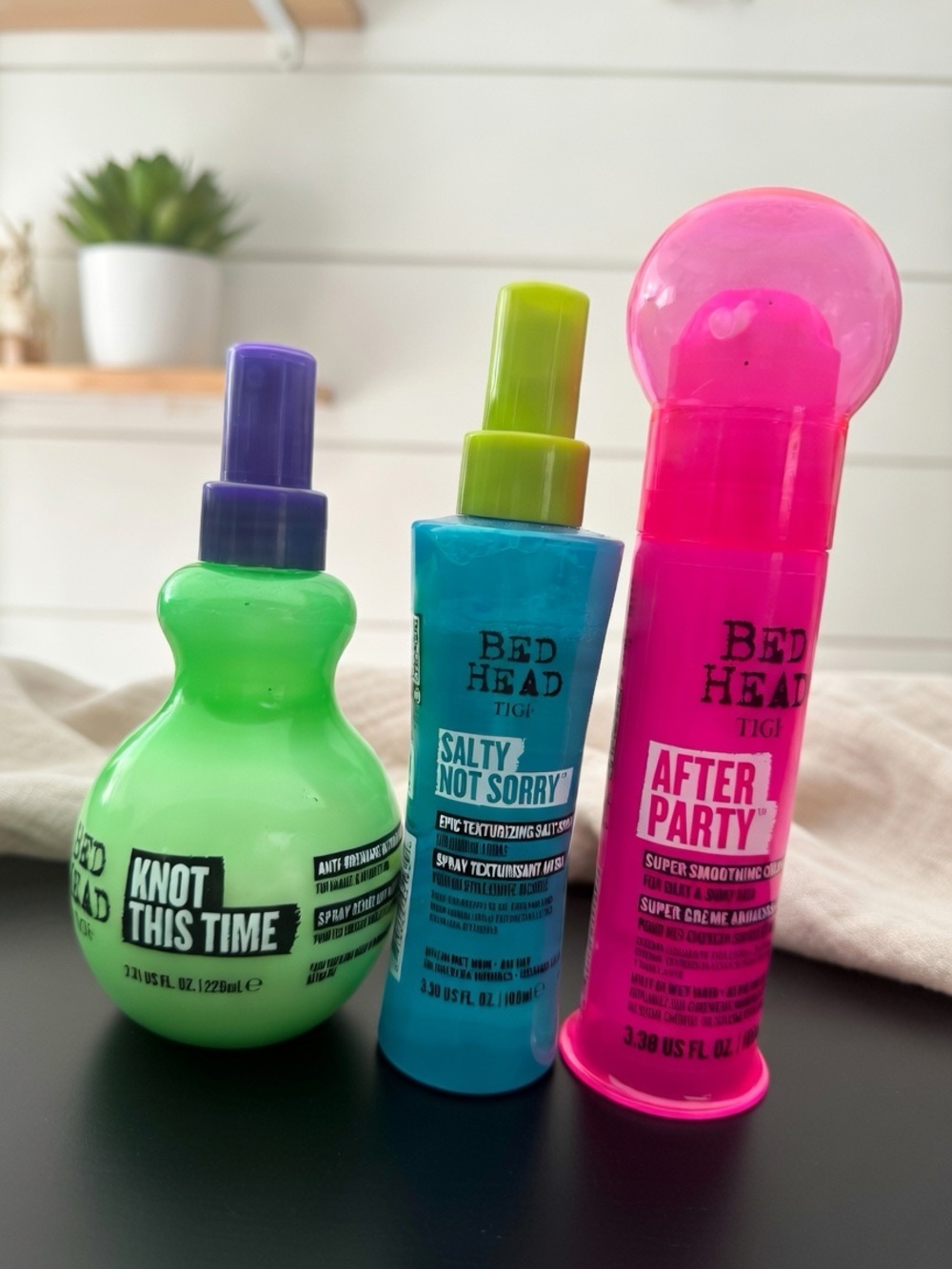 Bed Head by TIGI 3‑Piece Styling Bundle – Detangle, Texture & Smooth